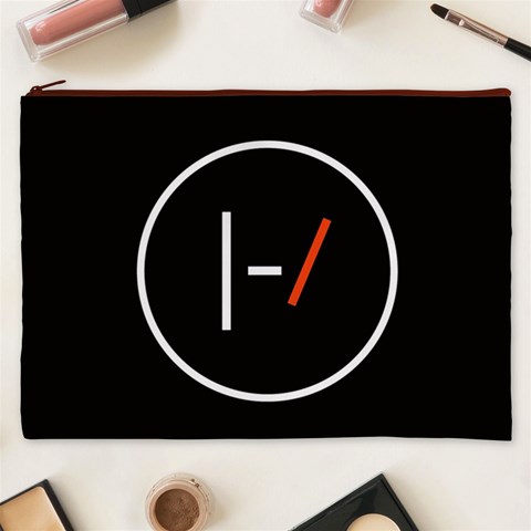 Twenty One Pilots Band Logo Cosmetic Bag (XXXL) from ArtsNow.com Front