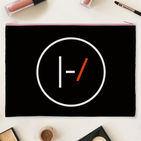 Twenty One Pilots Band Logo Cosmetic Bag (XXXL) from ArtsNow.com Back
