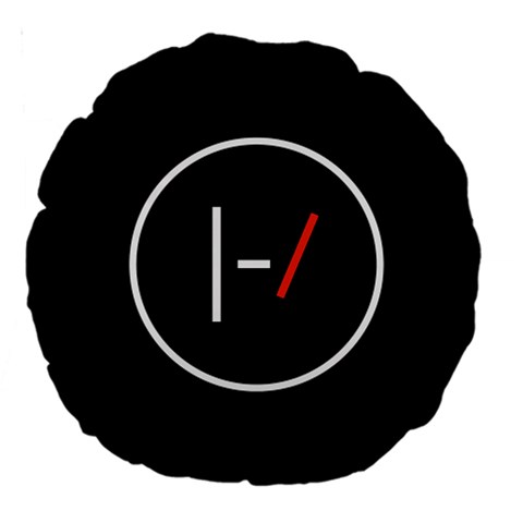 Twenty One Pilots Band Logo Large 18  Premium Round Cushion  from ArtsNow.com Front