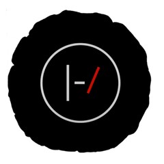 Twenty One Pilots Band Logo Large 18  Premium Round Cushion  from ArtsNow.com Front