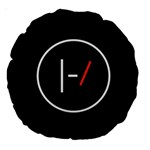 Twenty One Pilots Band Logo Large 18  Premium Round Cushion 