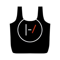 Twenty One Pilots Band Logo Full Print Recycle Bag (M) from ArtsNow.com Front
