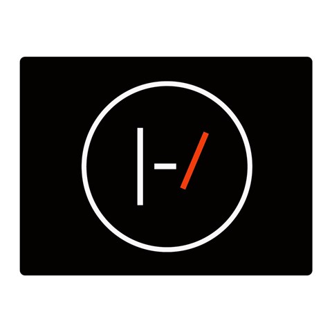 Twenty One Pilots Band Logo Double Sided Flano Blanket (Mini) from ArtsNow.com 35 x27  Blanket Back