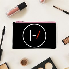 Twenty One Pilots Band Logo Cosmetic Bag (XS) from ArtsNow.com Front