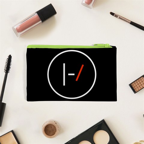 Twenty One Pilots Band Logo Cosmetic Bag (XS) from ArtsNow.com Back