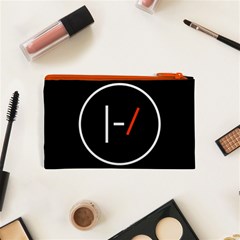 Twenty One Pilots Band Logo Cosmetic Bag (XS) from ArtsNow.com Back