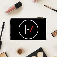 Twenty One Pilots Band Logo Cosmetic Bag (XS) from ArtsNow.com Back