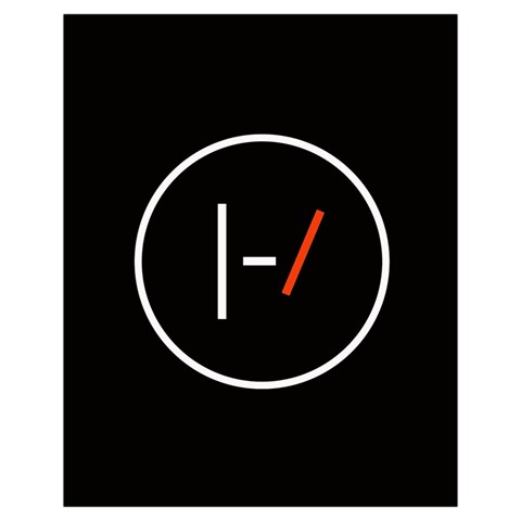 Twenty One Pilots Band Logo Drawstring Pouch (XL) from ArtsNow.com Front
