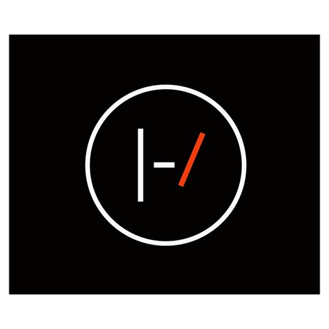 Twenty One Pilots Band Logo Medium Zipper Tote Bag from ArtsNow.com Front
