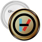 Twenty One Pilots Shield 3  Button
