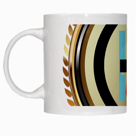 Twenty One Pilots Shield White Mug from ArtsNow.com Left