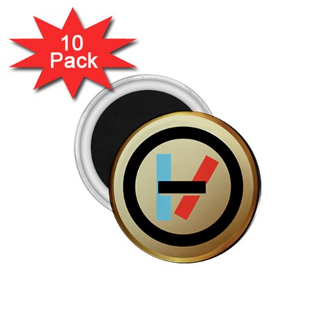 Twenty One Pilots Shield 1.75  Magnet (10 pack)  from ArtsNow.com Front