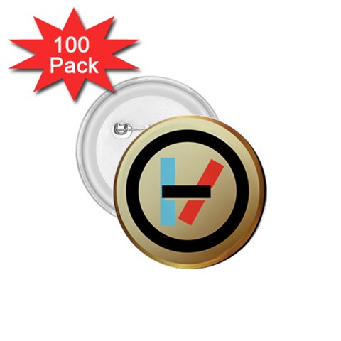 Twenty One Pilots Shield 1.75  Button (100 pack)  from ArtsNow.com Front