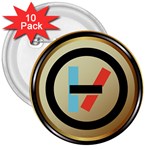 Twenty One Pilots Shield 3  Button (10 pack)