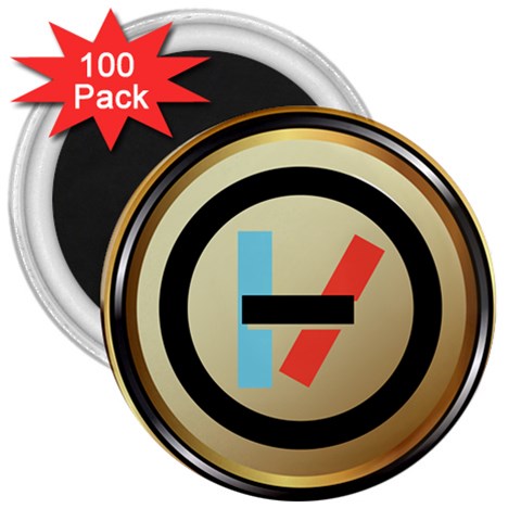 Twenty One Pilots Shield 3  Magnet (100 pack) from ArtsNow.com Front