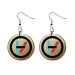 Twenty One Pilots Shield 1  Button Earrings