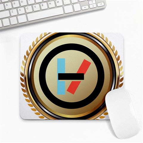 Twenty One Pilots Shield Large Mousepad from ArtsNow.com Front