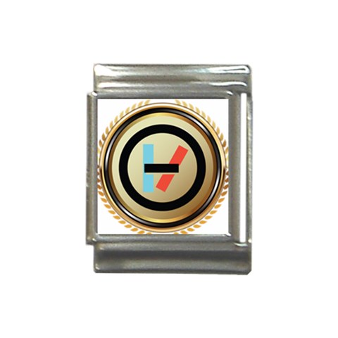 Twenty One Pilots Shield Italian Charm (13mm) from ArtsNow.com Front
