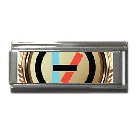 Twenty One Pilots Shield Superlink Italian Charm (9mm) from ArtsNow.com Front