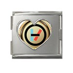 Twenty One Pilots Shield Mega Link Heart Italian Charm (18mm)