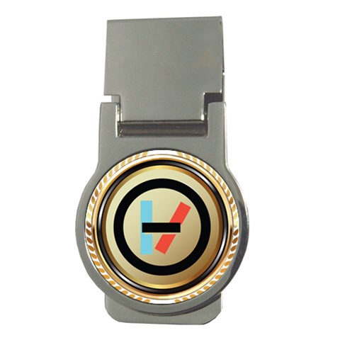 Twenty One Pilots Shield Money Clip (Round) from ArtsNow.com Front