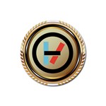 Twenty One Pilots Shield Rubber Round Coaster (4 pack)