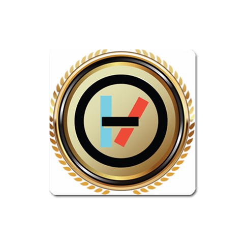 Twenty One Pilots Shield Magnet (Square) from ArtsNow.com Front