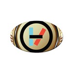 Twenty One Pilots Shield Sticker Oval (100 pack)
