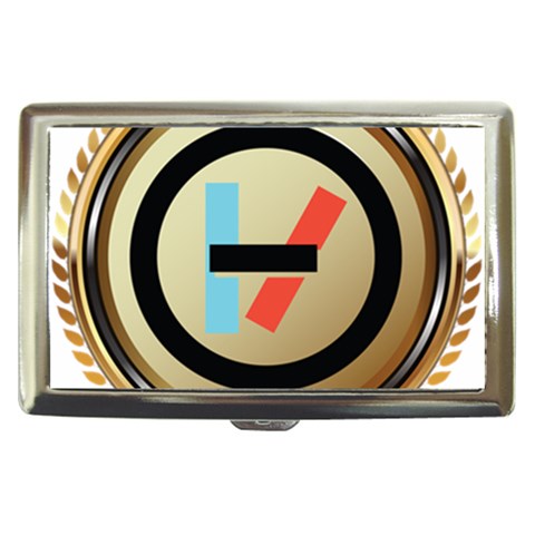 Twenty One Pilots Shield Cigarette Money Case from ArtsNow.com Front