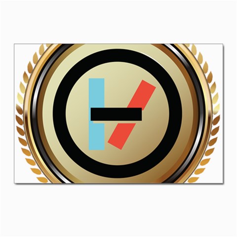Twenty One Pilots Shield Postcard 4 x 6  (Pkg of 10) from ArtsNow.com Front
