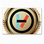 Twenty One Pilots Shield Postcard 5  x 7 