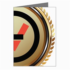 Twenty One Pilots Shield Greeting Cards (Pkg of 8) from ArtsNow.com Left