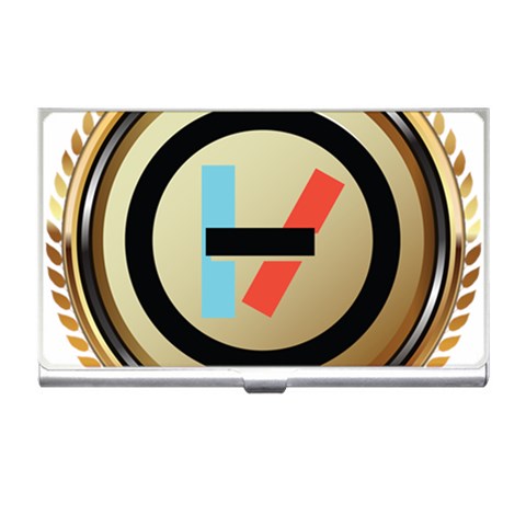 Twenty One Pilots Shield Business Card Holder from ArtsNow.com Front