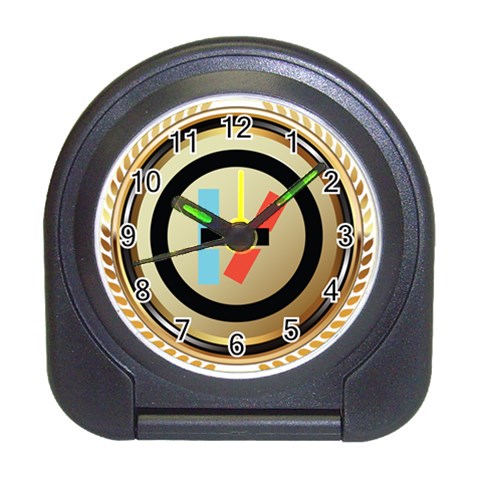 Twenty One Pilots Shield Travel Alarm Clock from ArtsNow.com Front