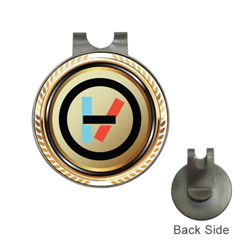 Twenty One Pilots Shield Golf Ball Marker Hat Clip from ArtsNow.com Front