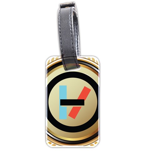 Twenty One Pilots Shield Luggage Tag (two sides) from ArtsNow.com Back