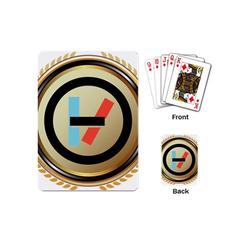 Twenty One Pilots Shield Playing Cards (Mini) from ArtsNow.com Back