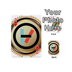 Twenty One Pilots Shield Playing Cards 54 (Mini) from ArtsNow.com Front - Heart2