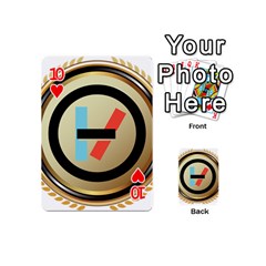 Twenty One Pilots Shield Playing Cards 54 (Mini) from ArtsNow.com Front - Heart10