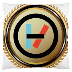 Twenty One Pilots Shield Large Cushion Case (Two Sides) from ArtsNow.com Front