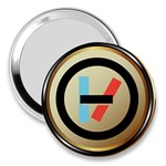 Twenty One Pilots Shield 3  Handbag Mirror