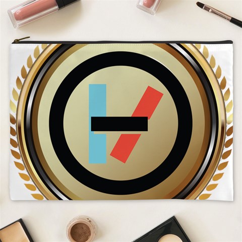 Twenty One Pilots Shield Cosmetic Bag (XXXL) from ArtsNow.com Front