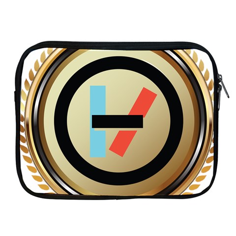 Twenty One Pilots Shield Apple iPad 2/3/4 Zipper Case from ArtsNow.com Front