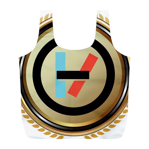 Twenty One Pilots Shield Full Print Recycle Bag (L) from ArtsNow.com Front