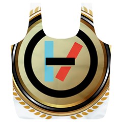 Twenty One Pilots Shield Full Print Recycle Bag (XL) from ArtsNow.com Front