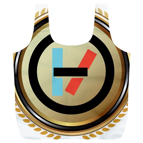 Twenty One Pilots Shield Full Print Recycle Bag (XL) from ArtsNow.com Back