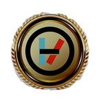 Twenty One Pilots Shield Standard 15  Premium Flano Round Cushion 