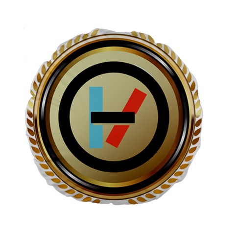 Twenty One Pilots Shield Standard 15  Premium Flano Round Cushion  from ArtsNow.com Back