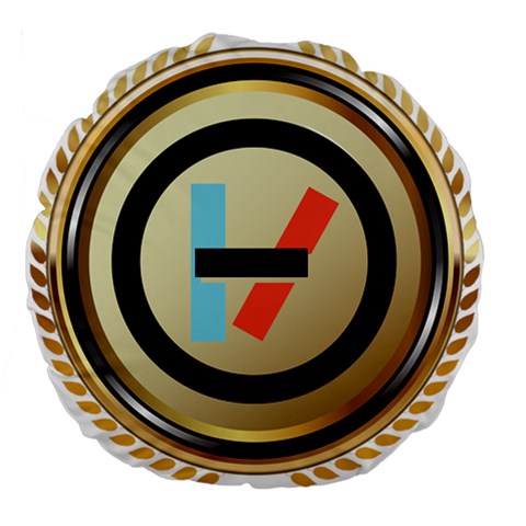 Twenty One Pilots Shield Large 18  Premium Flano Round Cushion  from ArtsNow.com Front