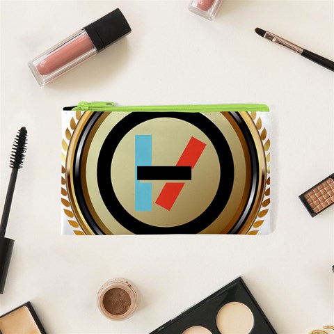 Twenty One Pilots Shield Cosmetic Bag (XS) from ArtsNow.com Front